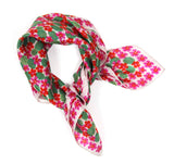 Les Belles Vagabondes Pink Capucine Silk Scarf