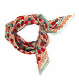 Les Belles Vagabondes Sage Capucine Silk Scarf