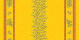 L'Ensoleillade Tablecloth Rectangular "Clos des Oliviers" Yellow Tablecloth