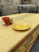 L'Ensoleillade Tablecloth Rectangular "Clos des Oliviers" Yellow Tablecloth