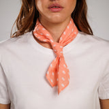 Les Indiennes de Nîmes "Coral Mosca" Scarf