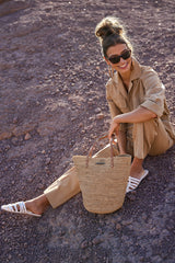 Ma Belle Provence Raffia Handbag