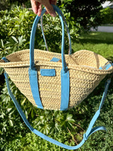 Ma Belle Provence Blue Classy French basket Purse (Multiple Colors)