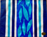 Le Cluny Fish Blue Placemat