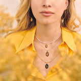 Provence Medallion Hoop Earrings