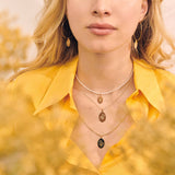 Jour de Mistral Provence Medallion Hoop Earrings