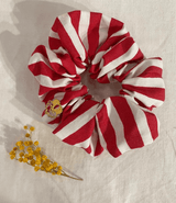 Jour de Mistral "Rega" Red Scrunchie