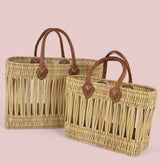 Open-Weave Reed Basket