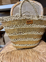 Basket with Gold Sequins