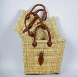 Reed Basket with Buckle