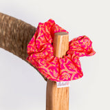 Les Indiennes de Nîmes "Indian Rose" Scrunchie