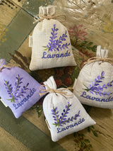 Large Linen Lavender Sachet