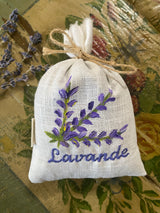Large Linen Lavender Sachet