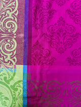 L'Ensoleillade Rectangular "Prestige" Fuchsia Jacquard Tablecloth