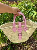Ma Belle Provence Pink Small French basket (multiple colors)