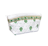 Tissus Toselli White & Green Bastide coin purse (multiple colors)