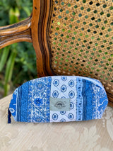 L'Ensoleillade Small "Gordes Blue" Cosmetic Bags