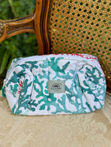 L'Ensoleillade Medium "Coral" Cosmetic Bags
