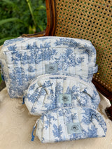 "Toile" Cosmetic Bags