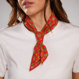 Les Indiennes de Nîmes "Red Tresor" Scarf