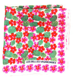 Les Belles Vagabondes Pink Capucine Silk Scarf
