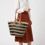Ma Belle Provence Basket with black Sequins