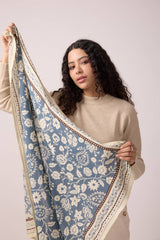"Indian Summer" Blue Scarf