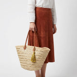 Ma Belle Provence Basket with Gold Tassel