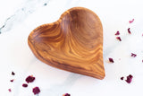 Olive Wood Heart-Shaped Dish