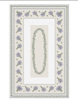 Tissus Toselli tablecloth 60" x 96" Rectangular "Lauris" Tablecloth
