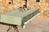 L'Ensoleillade Tablecloth Square & Rectangular "Olives" Green Jacquard Tablecloth