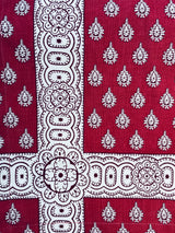 Les Olivades dishtowel Indianaire Berry Red Dishtowel