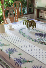Tissus Toselli tablecloth 60" x 96" Rectangular "Lauris" Tablecloth