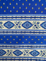 L'Ensoleillade Tablecloth Square "Esterel" Royal Blue Tablecloth