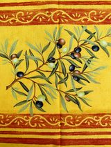 Round "Clos des Oliviers" Yellow Tablecloth