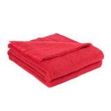 Brun de Vian-Tiran throw rouge Pure Mohair Throw
