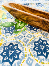 Olive Wood Contemporary Olive Boat