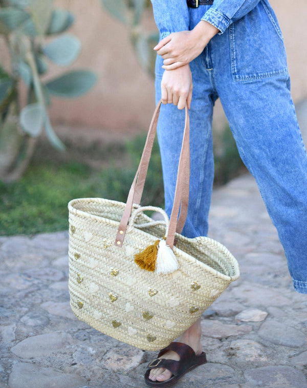 Woven Hearts basket