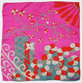 Pink Cherry Blossom Silk Scarf