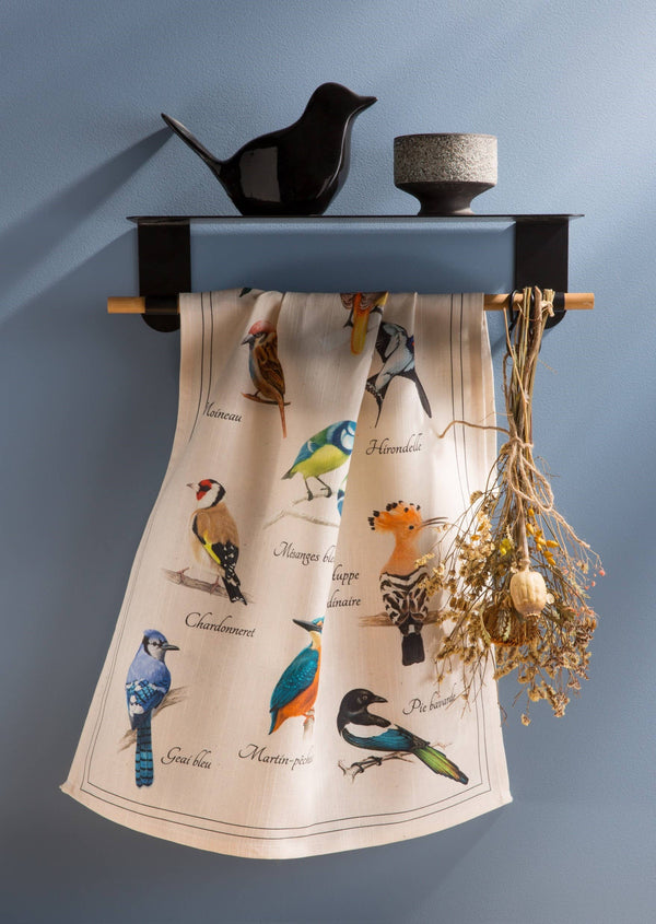 "Les Oiseaux" Tea Towel