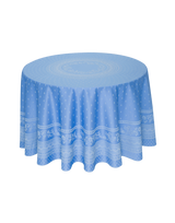 90” round jacquard tablecloth (multiple colors)