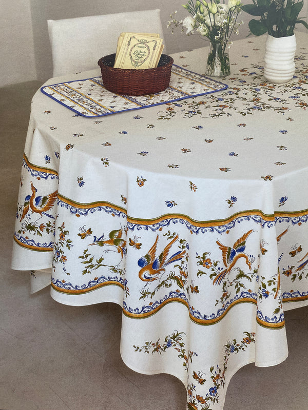Rectangular "Moustiers" Tablecloth