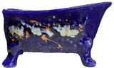 Louis Sicard soap dish "Aquarelle Bleu" Bathtub Soap Dish