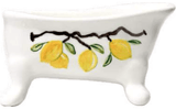Louis Sicard soap dish "Lemons" Bathtub Soap Dish