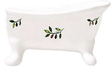 Louis Sicard soap dish "Olives" Bathtub Soap Dish