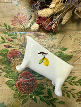Louis Sicard soap dish "Lemons" Bathtub Soap Dish