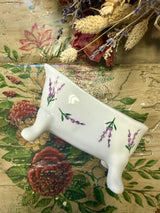 Louis Sicard soap dish "Lavender" Bathtub Soap Dish