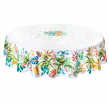 Tropical Round Tablecloth