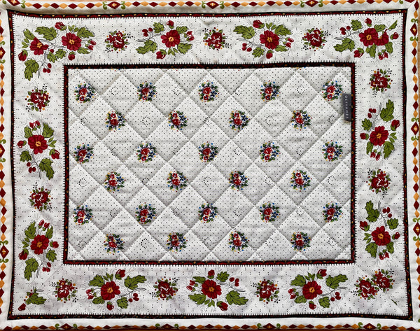 Maïanenco White Quilted Placemat