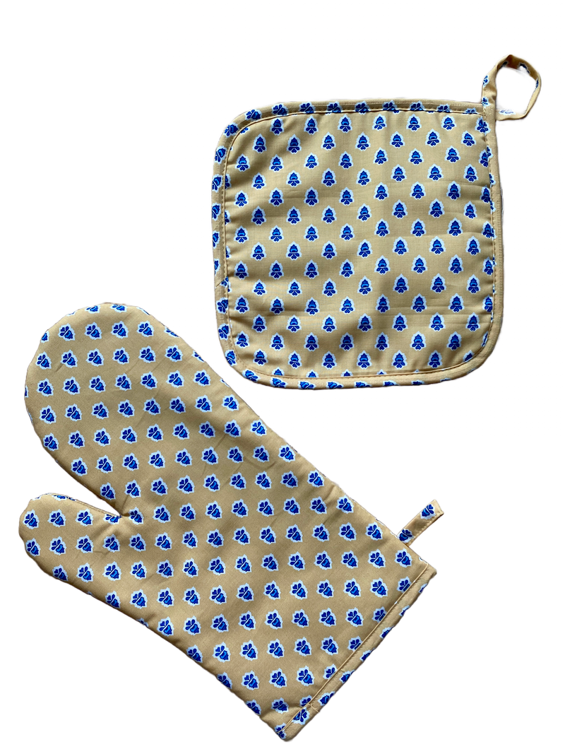 Provençal Oven Mitt & Pot Holder Set